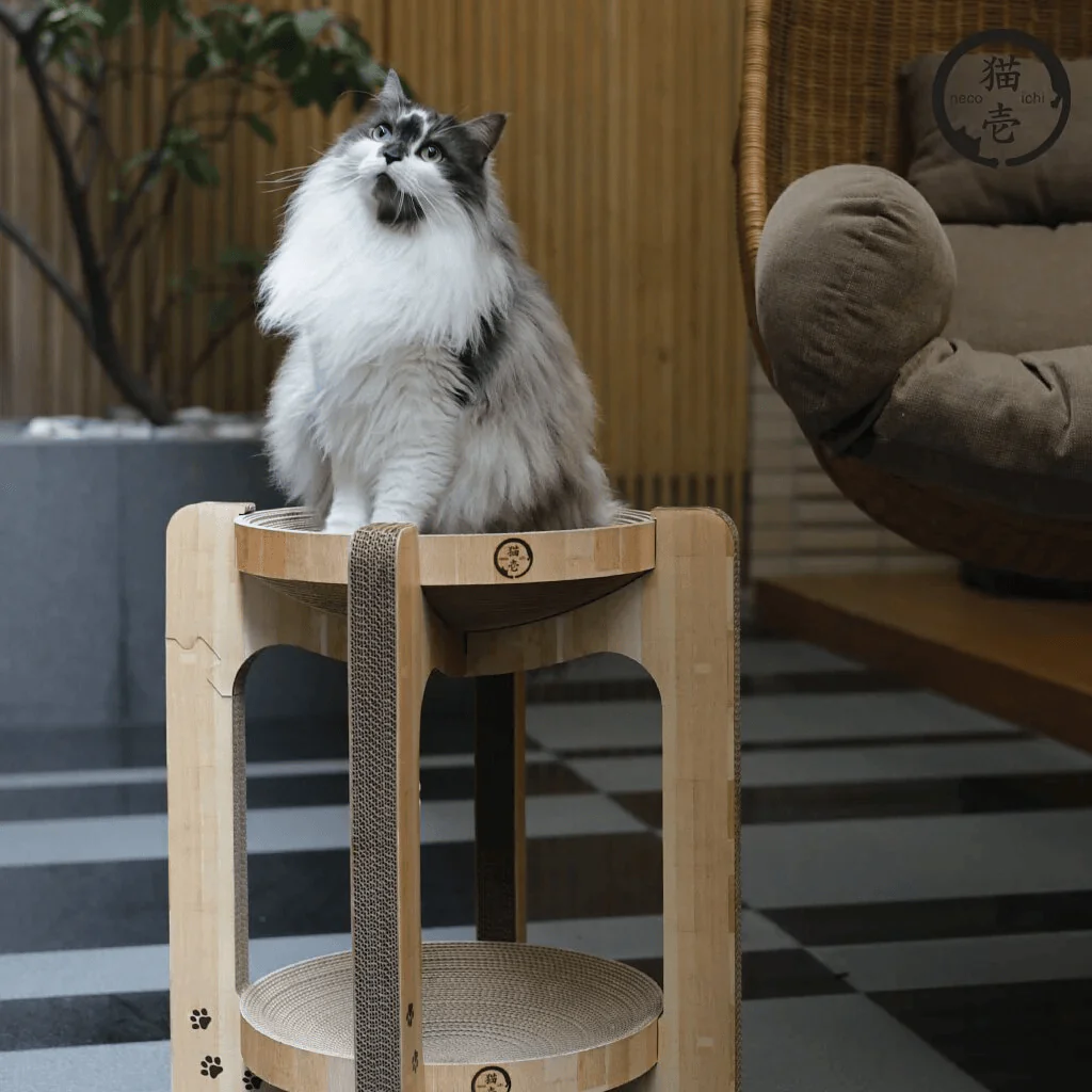 Japan Necoichi Cozy Cat Scratcher Tower - Image 6